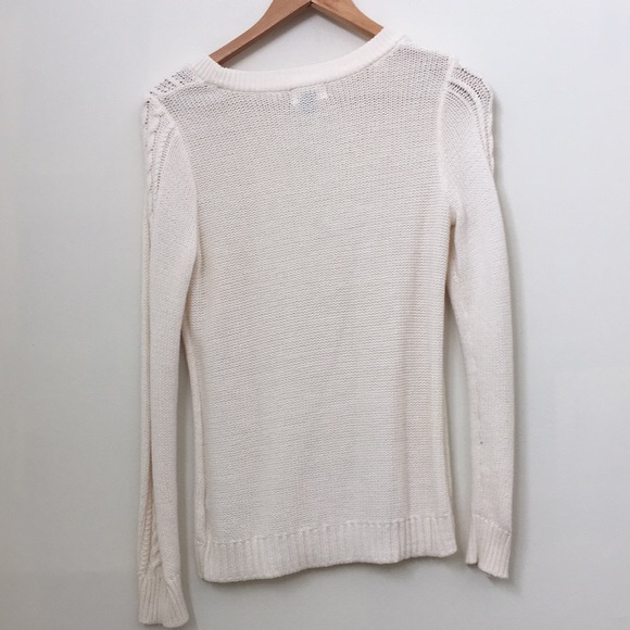 Old Navy Crew Neck Cable Knit Sweater S - Picture 2 of 3